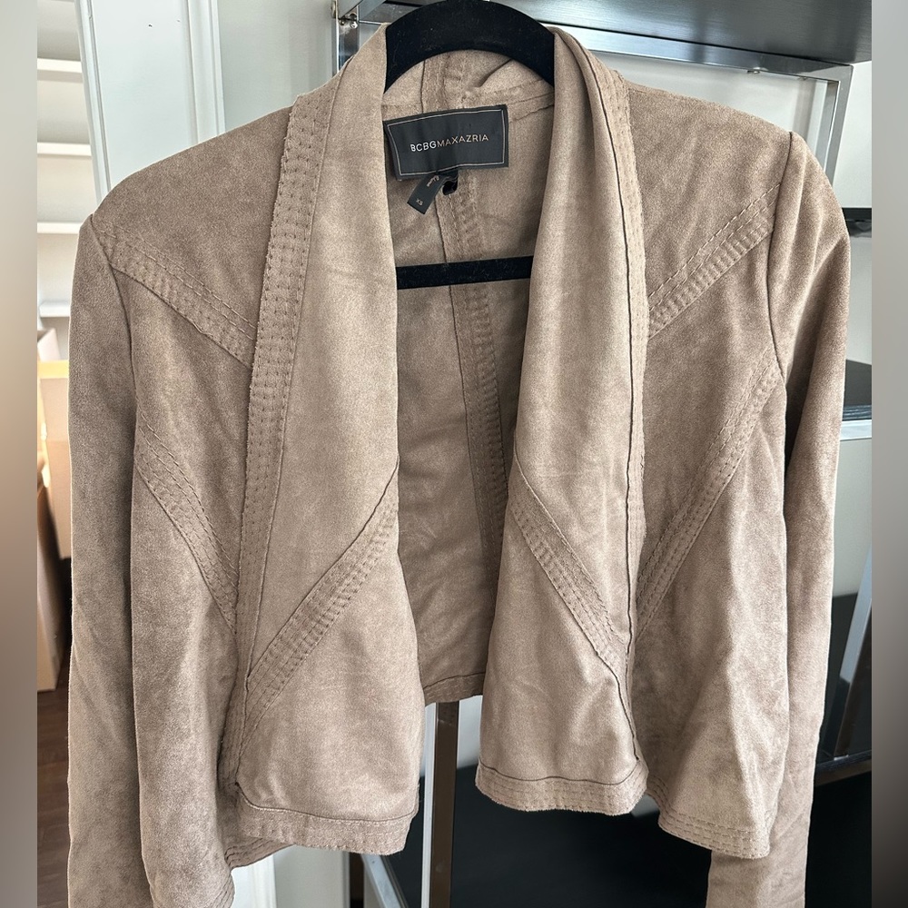 BCBGMAXAZRIA suede jacket